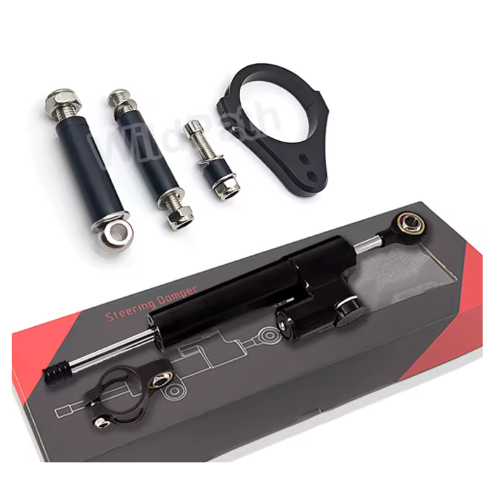 Steering Damper 255mm And bracket For Kukirin G2 Master / G2 Max / G3 Pro