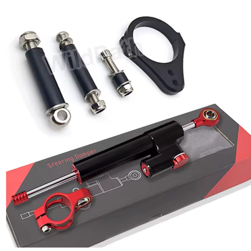 Steering Damper 255mm And bracket For Kukirin G2 Master / G2 Max / G3 Pro