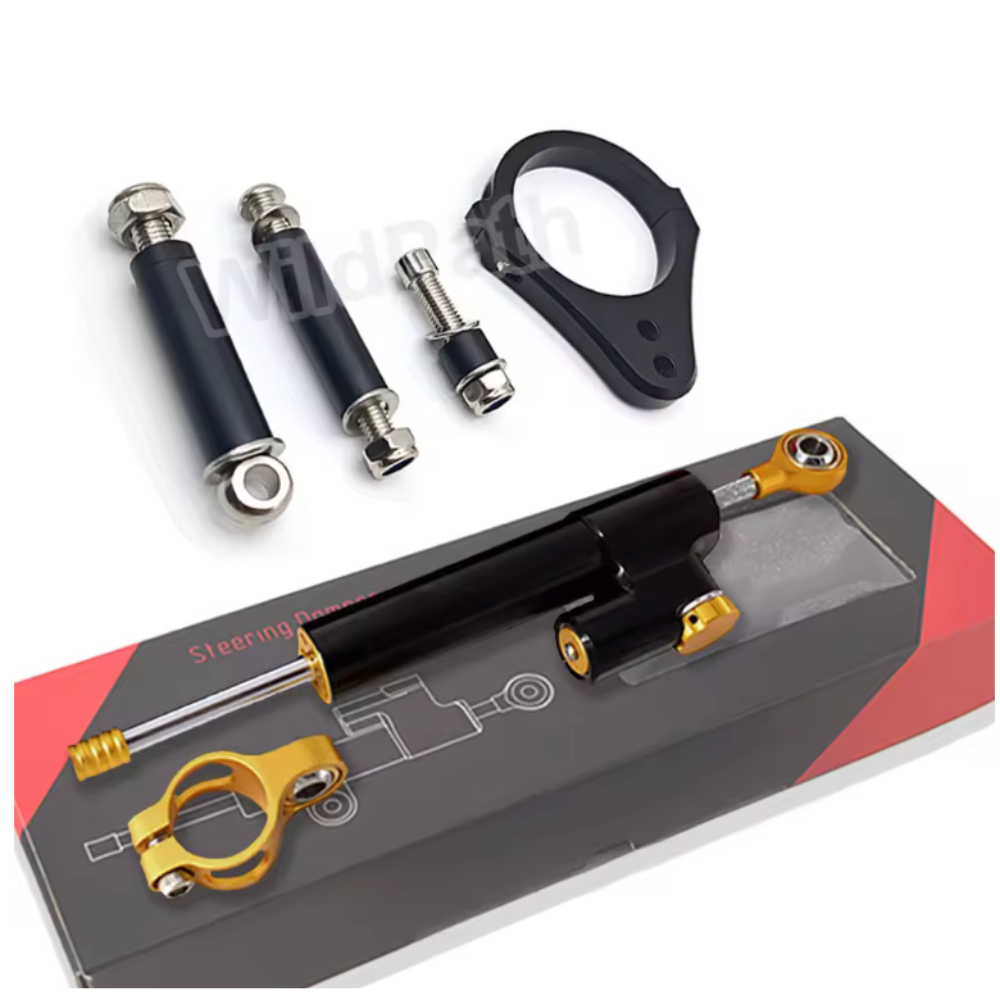 Steering Damper 255mm And bracket For Kukirin G2 Master / G2 Max / G3 Pro