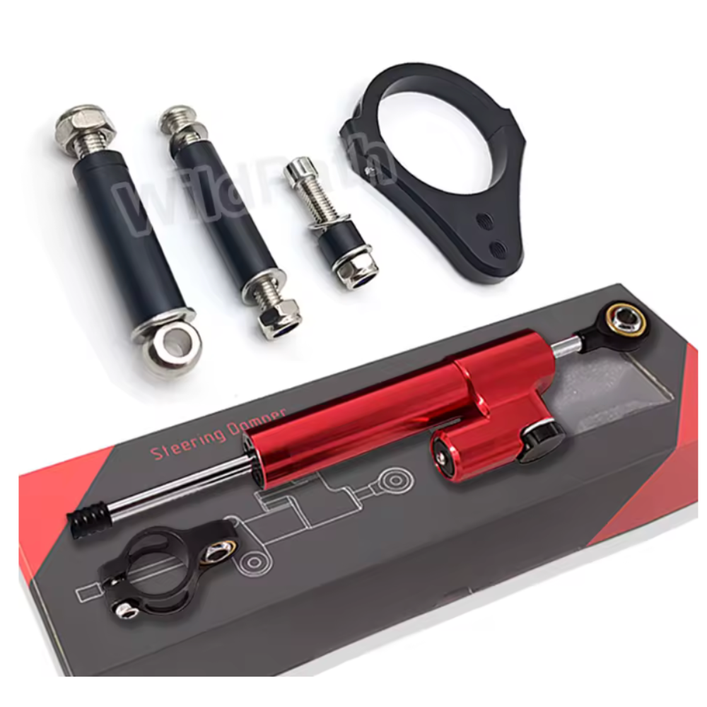 Steering Damper 255mm And bracket For Kukirin G2 Master / G2 Max / G3 Pro