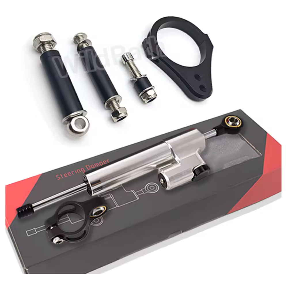 Steering Damper 255mm And bracket For Kukirin G2 Master / G2 Max / G3 Pro