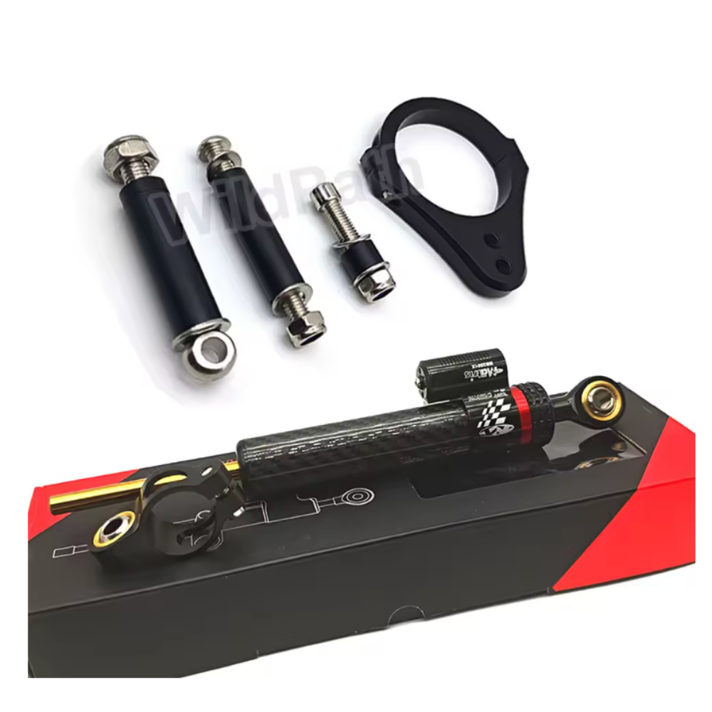 Steering Damper 255mm And bracket For Kukirin G2 Master / G2 Max / G3 Pro